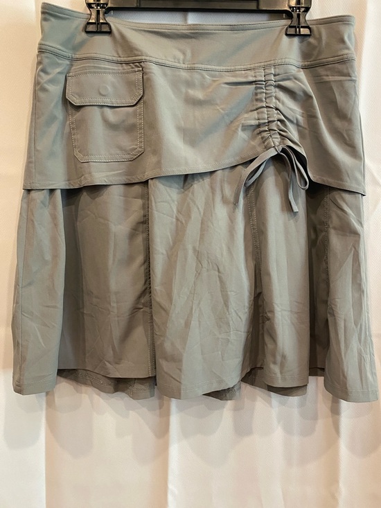 Athleta Pants - Athleta Olive Green Athletic Skort with Pocket and Drawstring